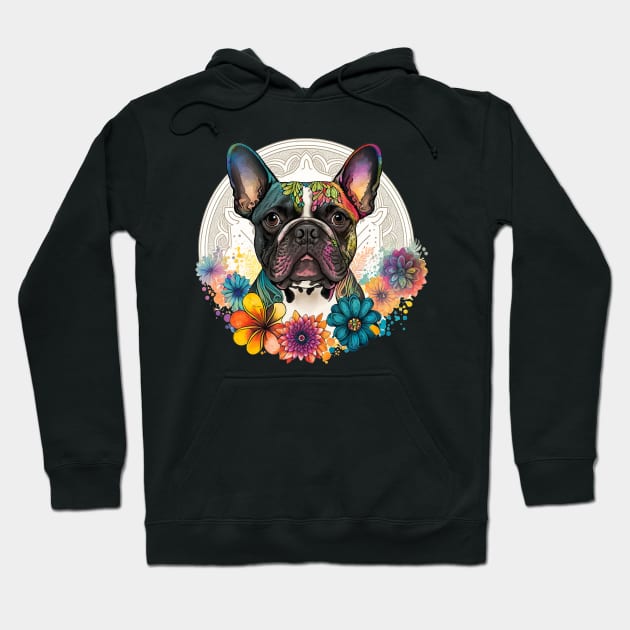 Proud To Be A Frenchie Lover Hoodie by KRMOSH